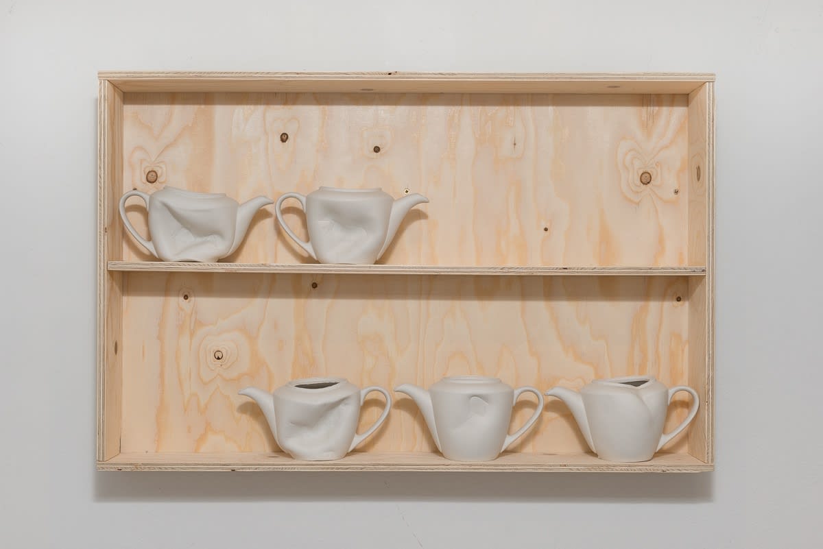 Corinne Felgate One for the quiet Anarchists, 2014 Ceramics 55 x 85 x 12 cm (CF014)