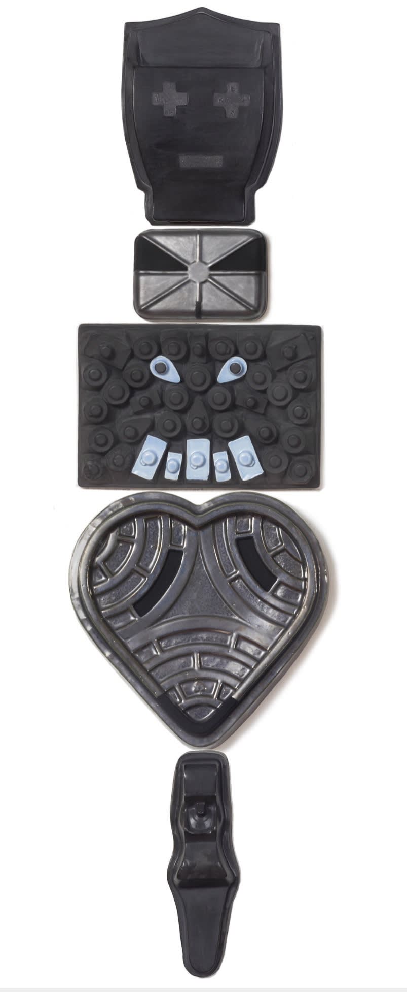 Pati Camet Totem Negro, 2014 Glazed Ceramics 118 x 31 x 10 cm (PC 030)