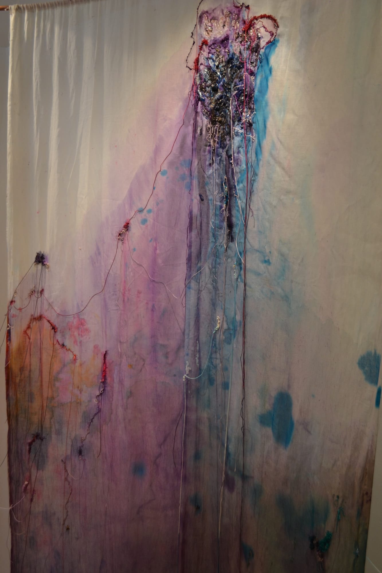 Camilla Emson Imaginal Pathways (purple, blue), 2016