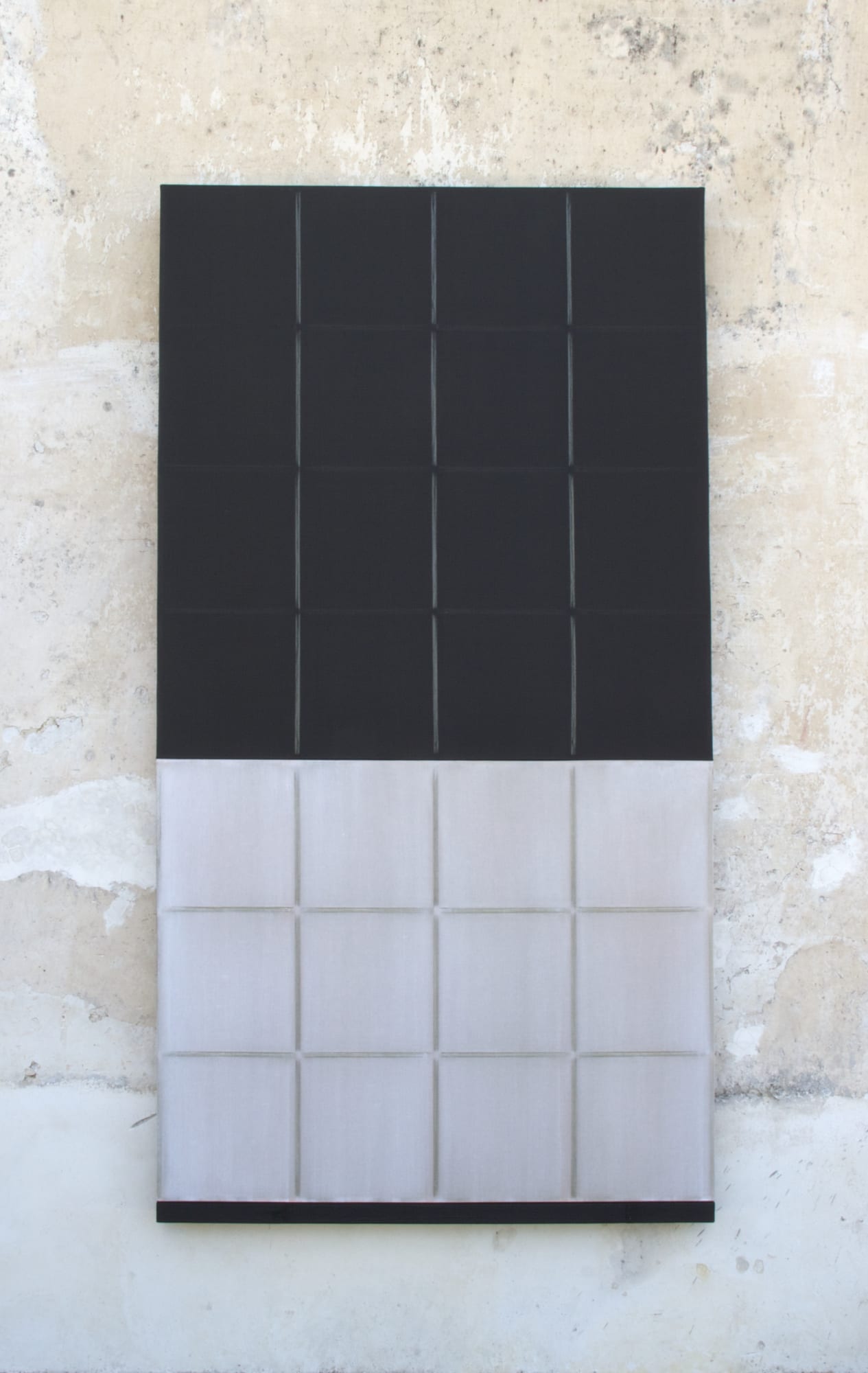 James Hillman Swan and Willow, 2016 Acrylic and rabbit skin glue on linen with willow/steel sub frame 189 x 100 x 6 cm