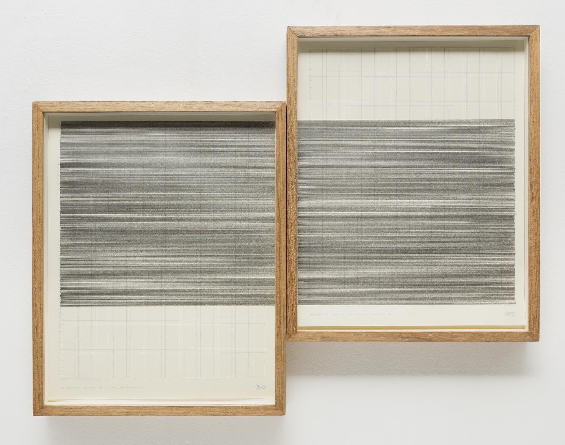 Carla Chaim Sem título, 2014 Graphite on graph paper 45 x 57 x 4.5 cm