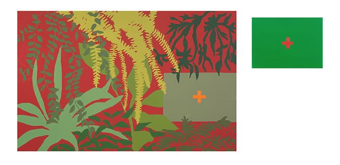 Mariana Serri da série Topográfica (Azimute), 2016 Oil and wax on canvas