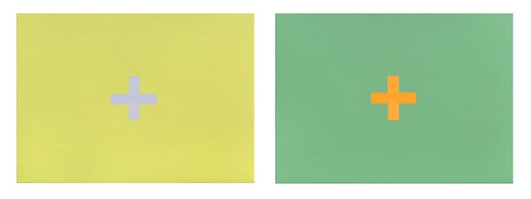 Mariana Serri da Série Topográfica (Oásis), 2016 Oil and wax on canvas