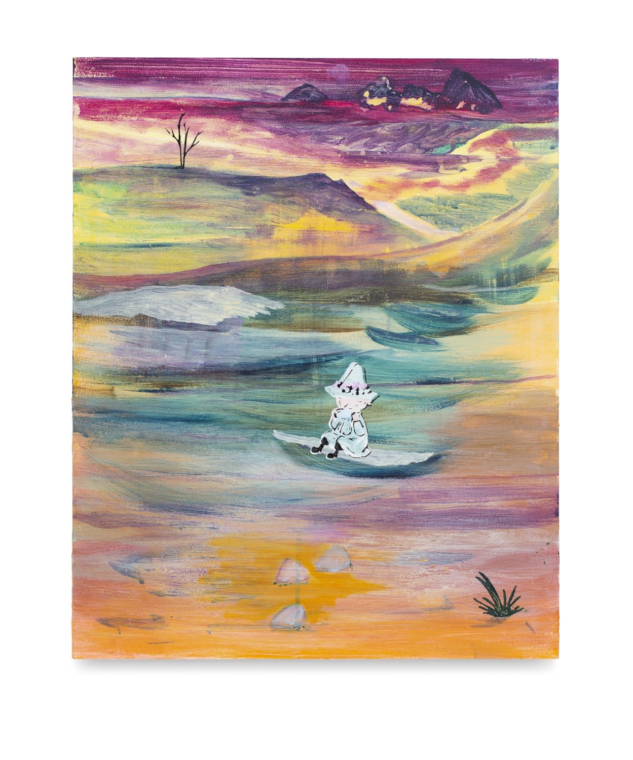 Christof Mascher Soley, 2019 Oil on wood board