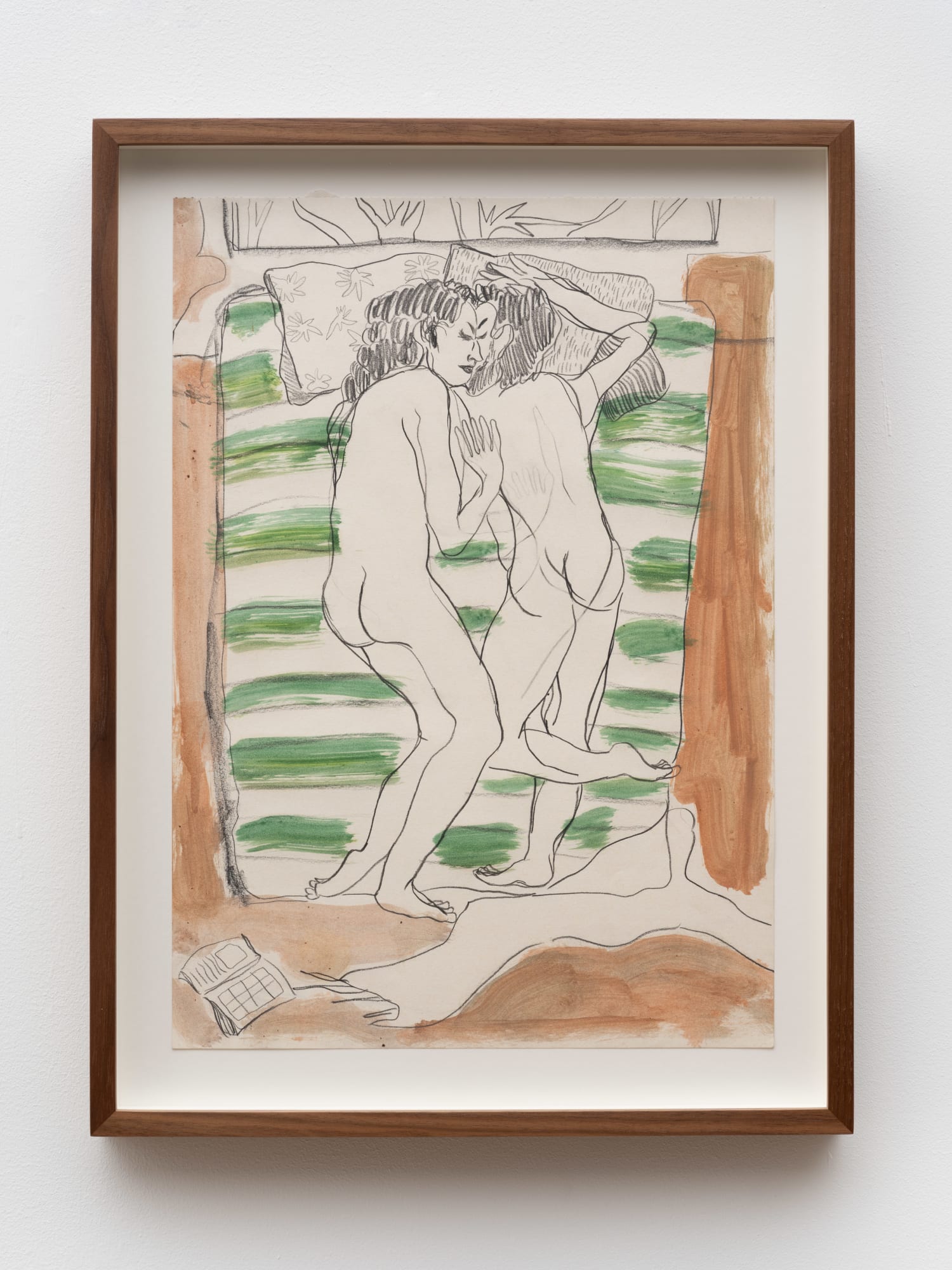 Maya Weishof Open window, 2024 Graphite and oil on paper