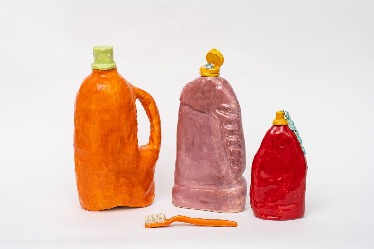 Koos Buster Untitled (large orange cleaning product), 2021 Glazed ceramic