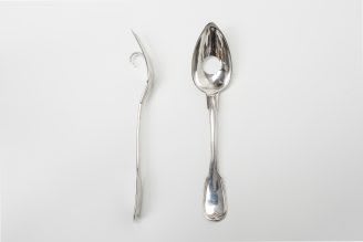 Rolf Sachs Pêcheur, 2014 Spoon and fork