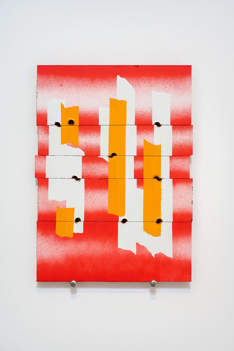 Alexandre Canonico Boo, 2021 MDF, spray paint, screws