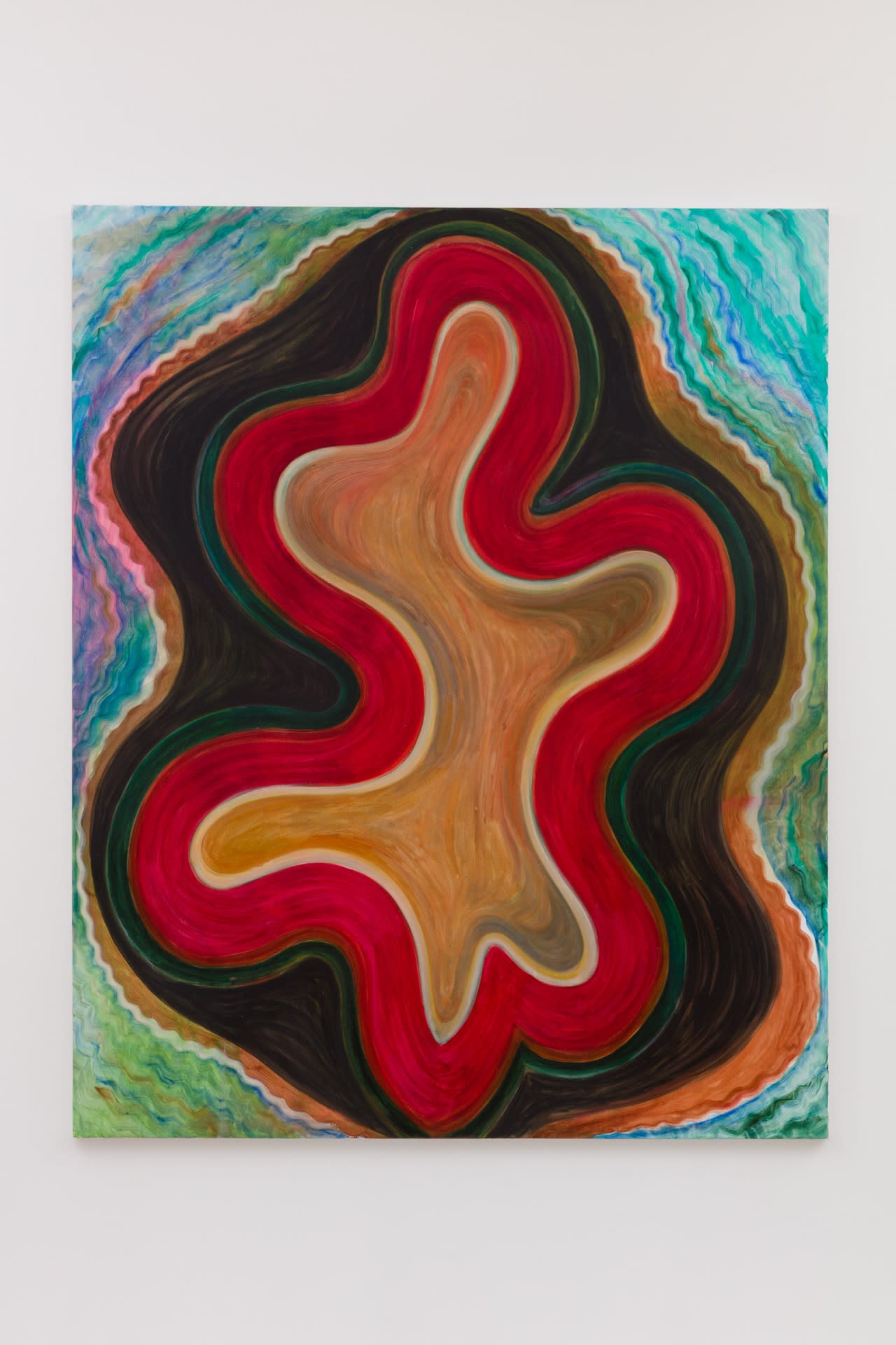 Tiago Mestre First being, 2023 Oil on canvas