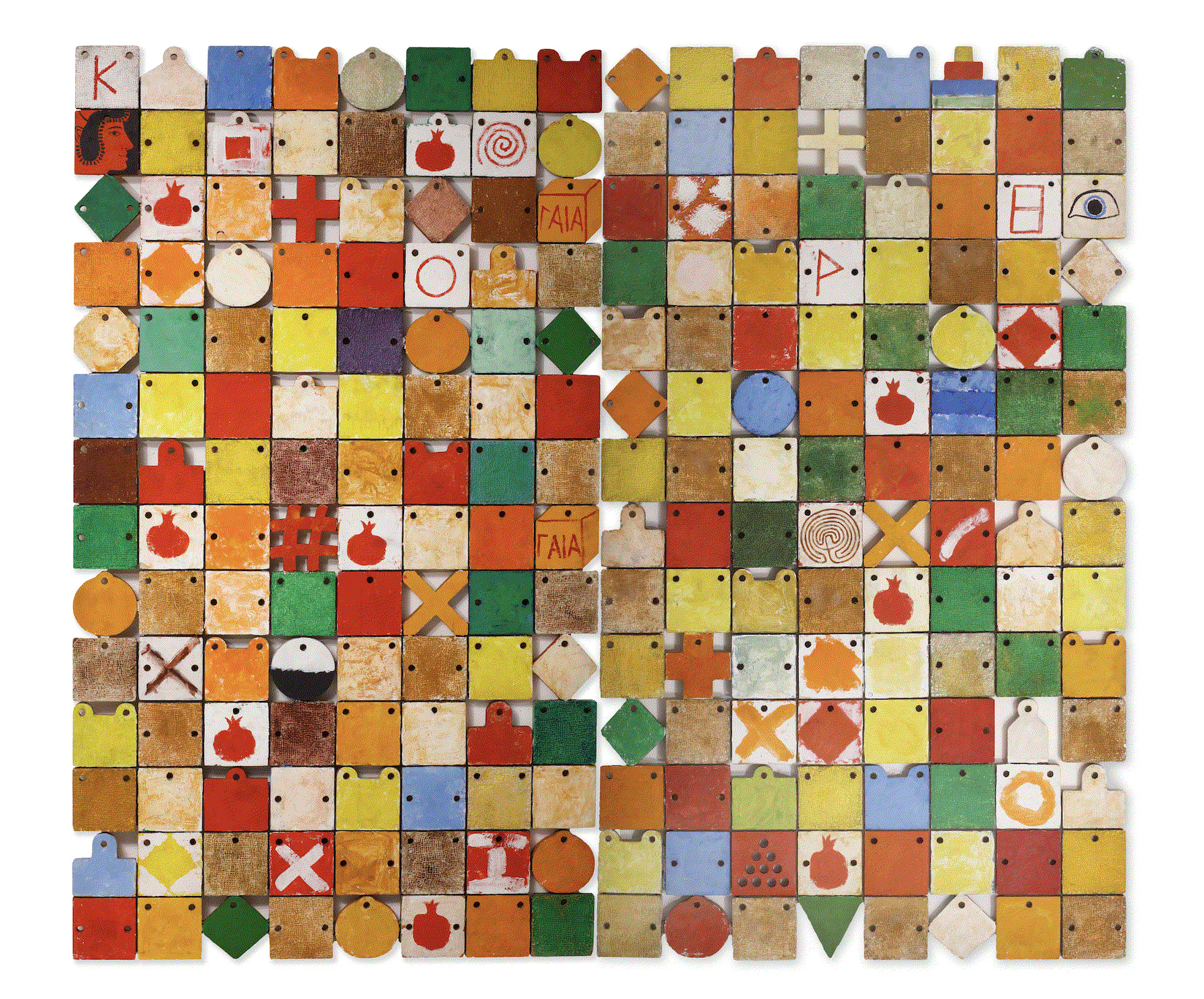 Joe Tilson Proscenemi for Kore, 1982 Acrylic paint on wood