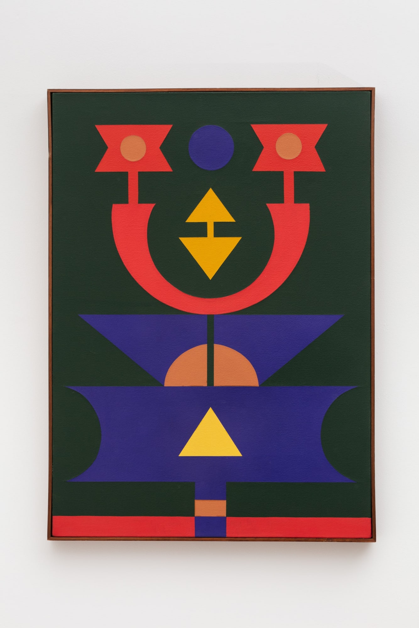 Rubem Valentim Emblema-85, 1985 Acrylic on canvas
