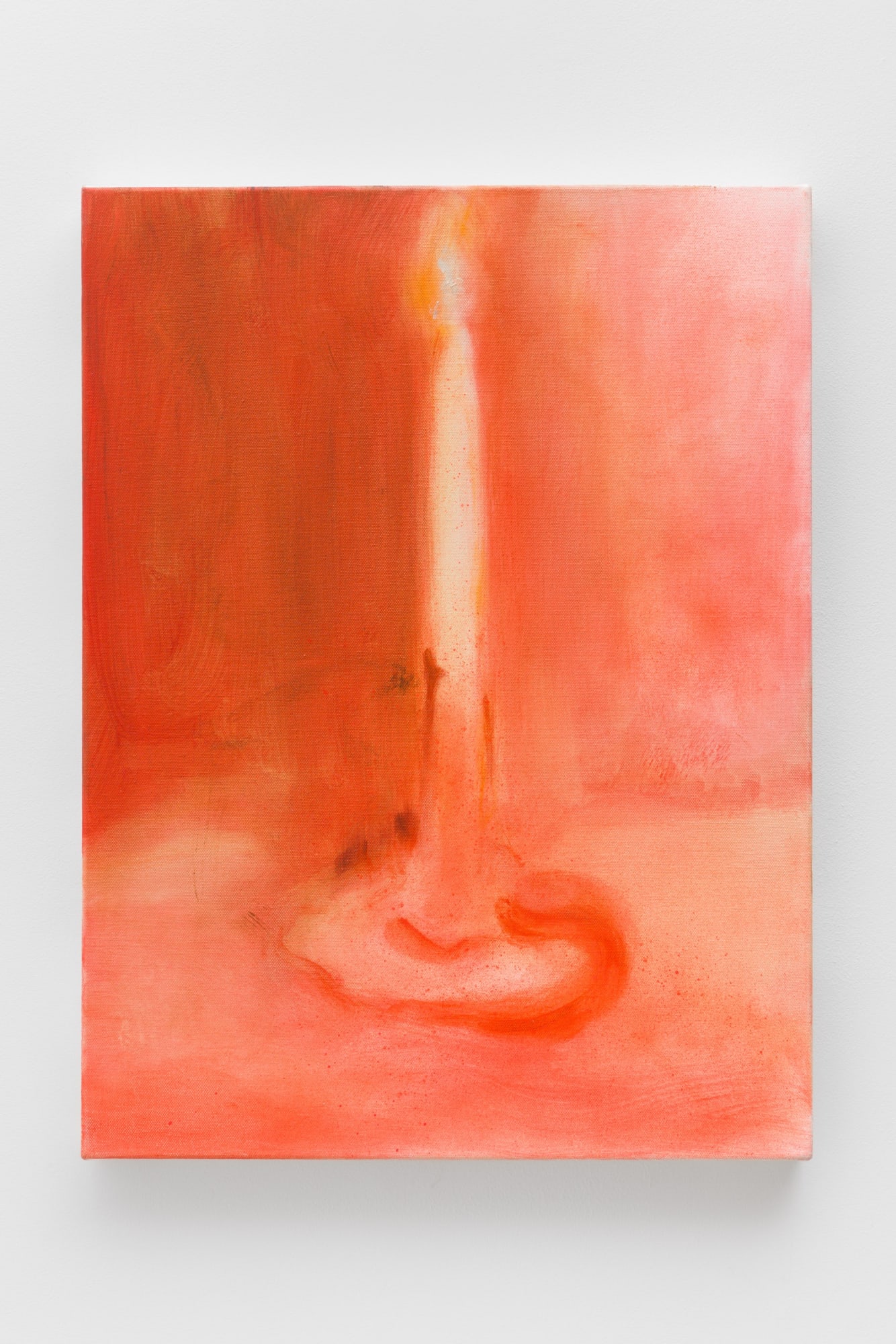 Harriet Gillett Time isn't after us / Time isn't holding us, 2024 Oil and spray paint on canvas