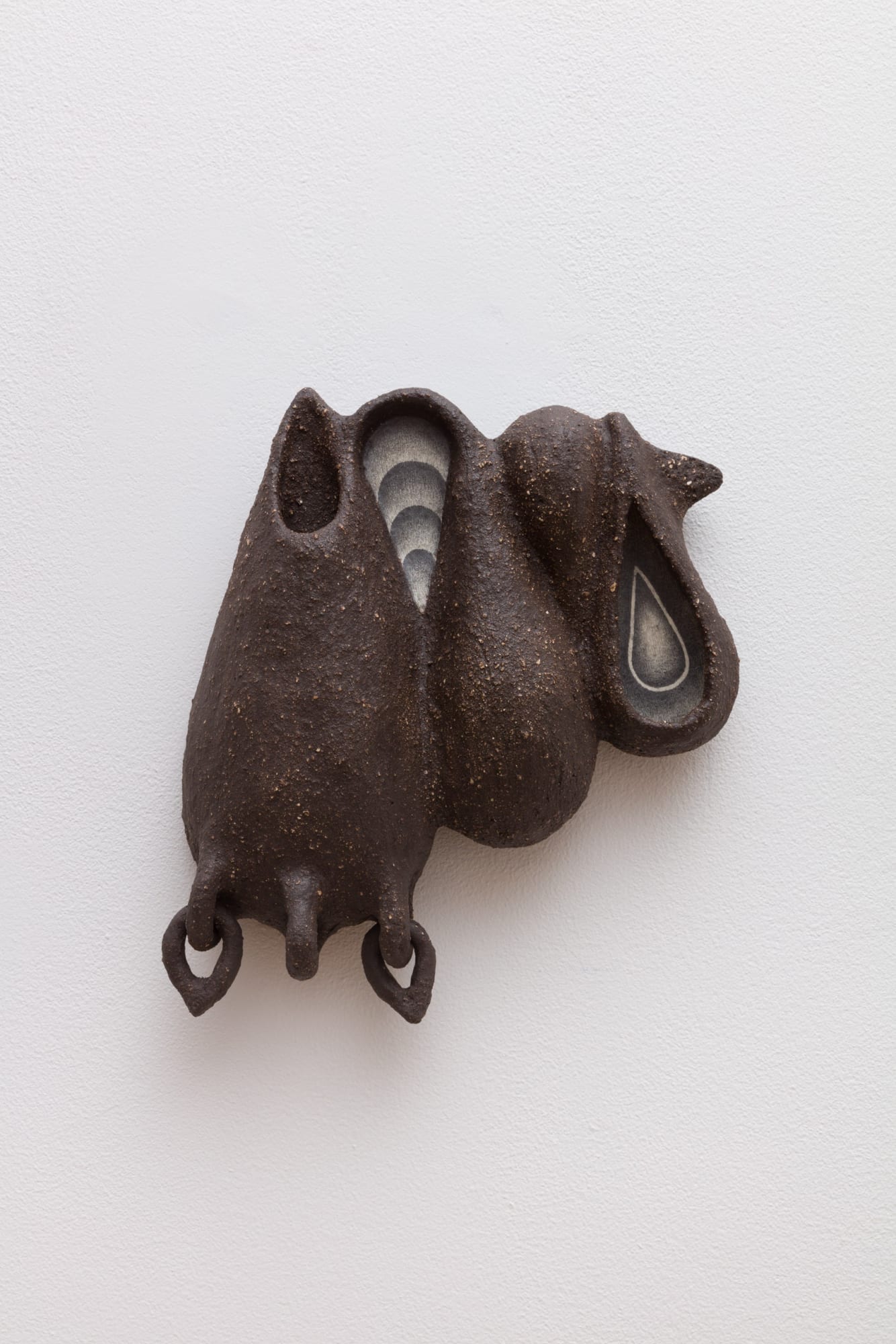Ayla Tavares two drops of tar, 2024 Graphite on ceramic