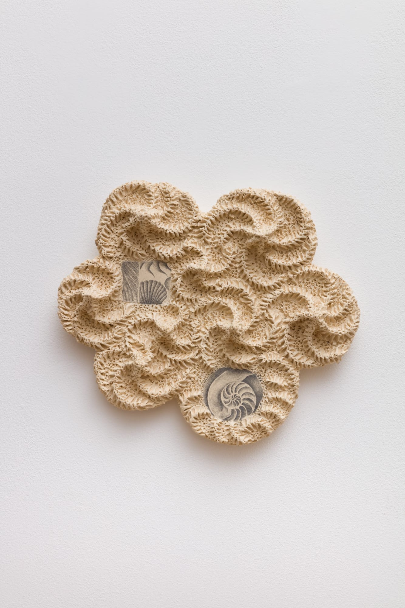 Ayla Tavares sand 4, 2024 Graphite on ceramic and sand