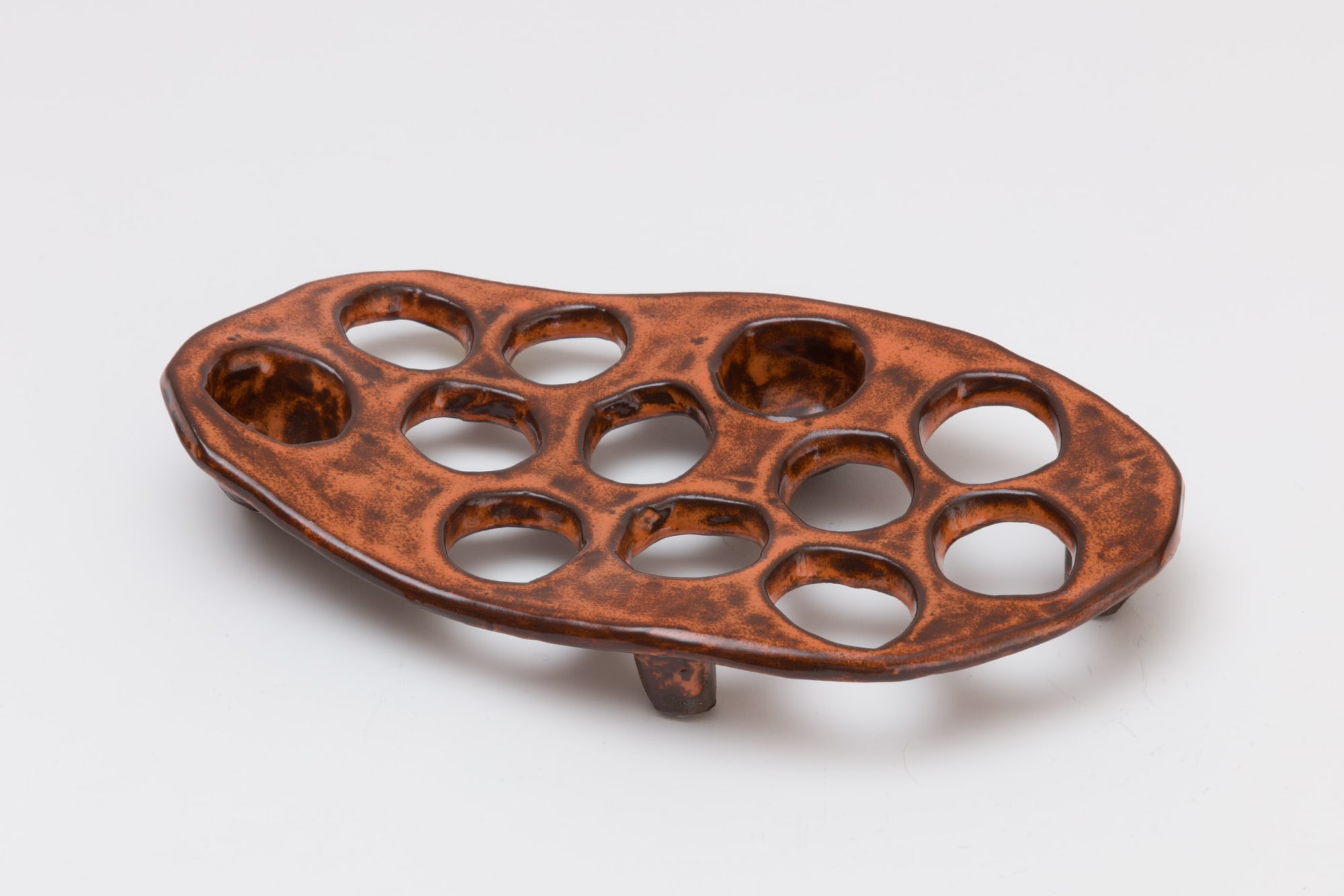 Francesca Anfossi Egg Basket, 2024 Glazed stoneware