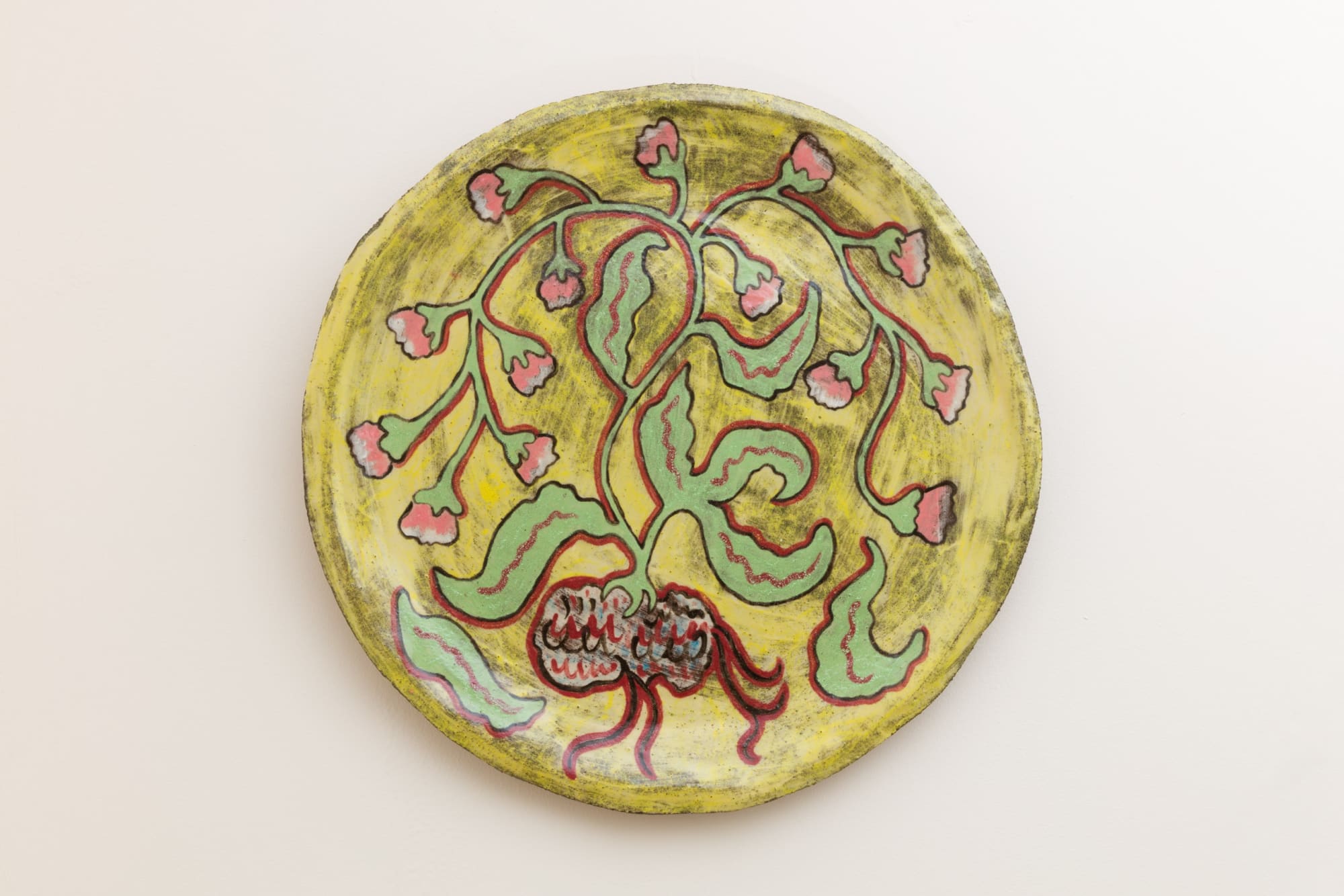 Christabel MacGreevy Medallion, 2025 Glazed stoneware