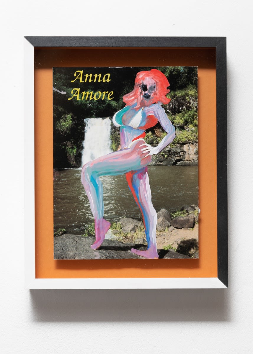 assume vivid astro focus Anna Amore Lamour Vache, 2018 Tempera on magazine paper