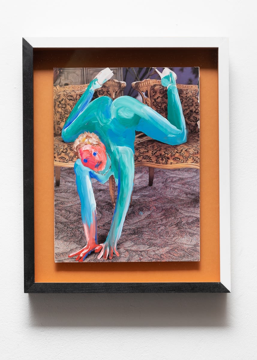 assume vivid astro focus Ivana Havana, 2018 Tempera on magazine paper