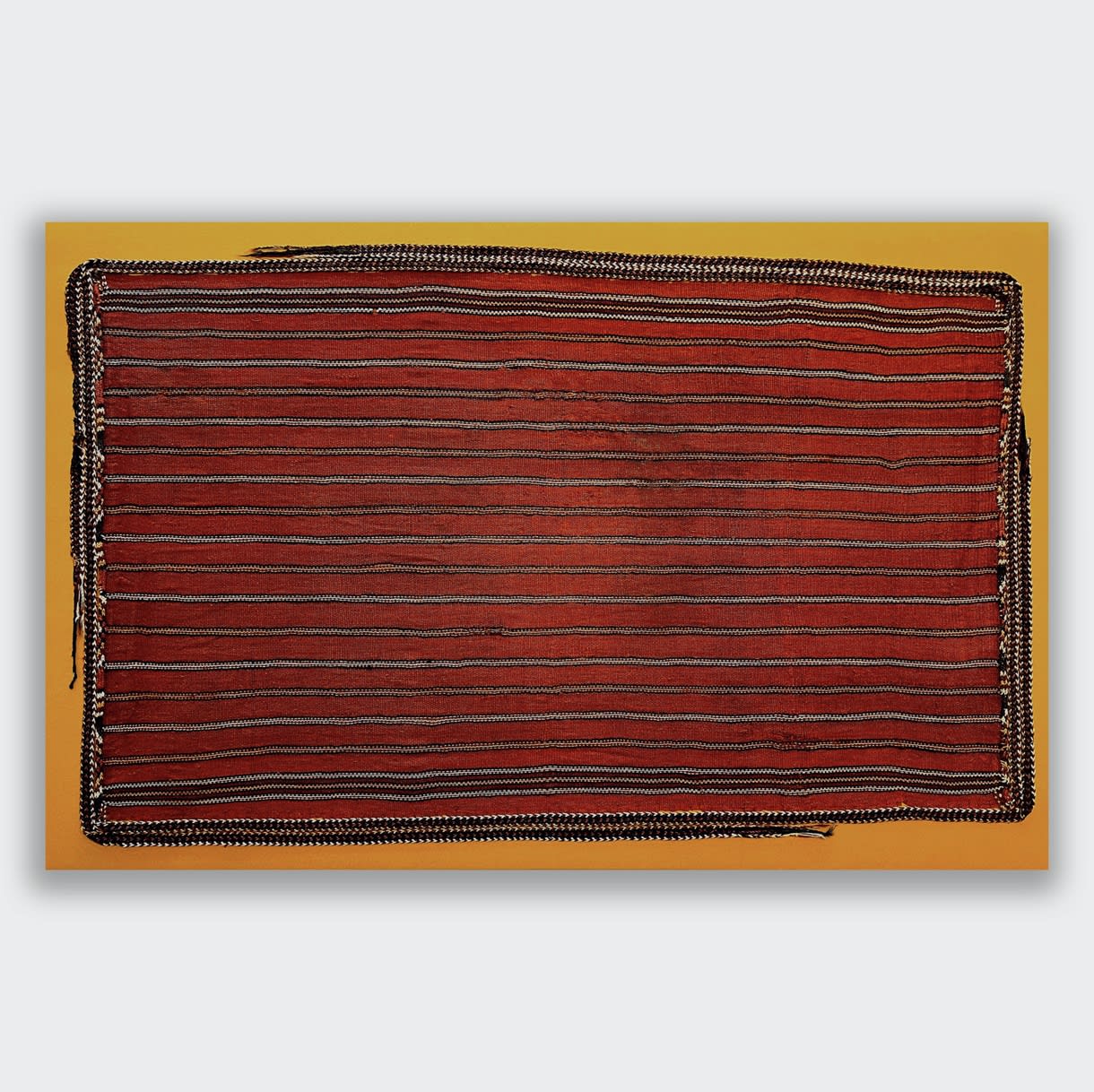 Sihuas Culture Long Red Panel, c. 100 BC - 100 AD Camelid fibres