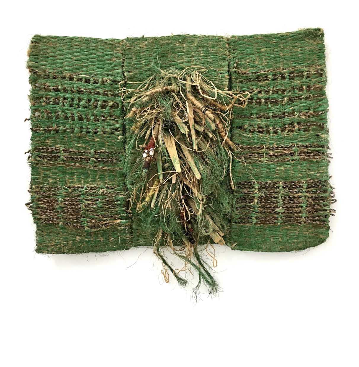 Delba Marcolini Palmares, 1990 Handloom weaving, agave fibres, maize fibres, coastal straw, beads