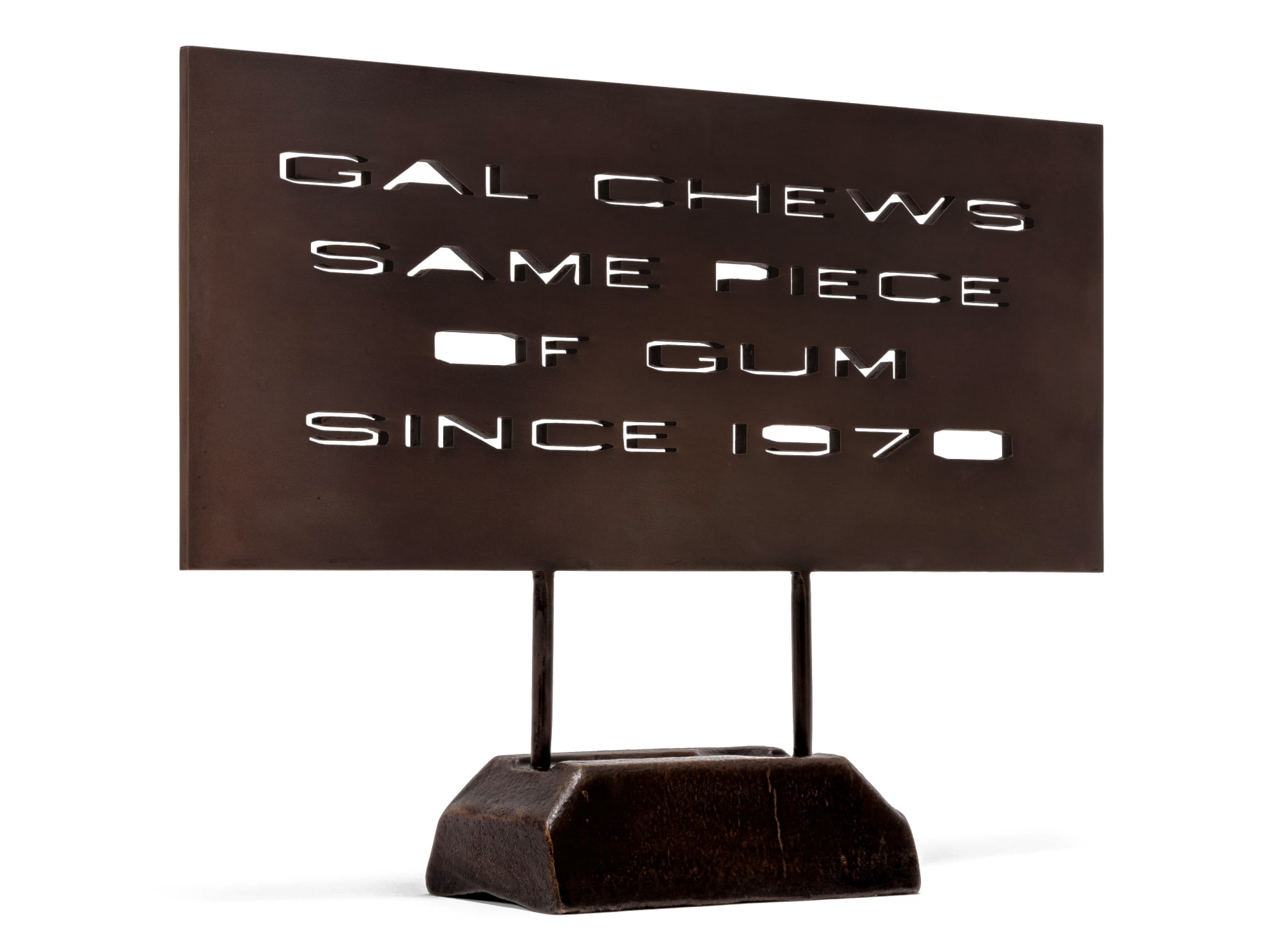 Ed Ruscha, GAL CHEWS GUM