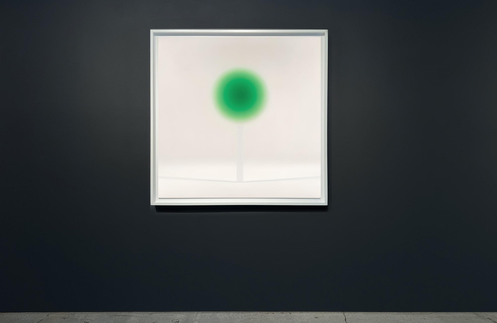 Untitled (the Green Lens), 2024 by Helen Pashgian