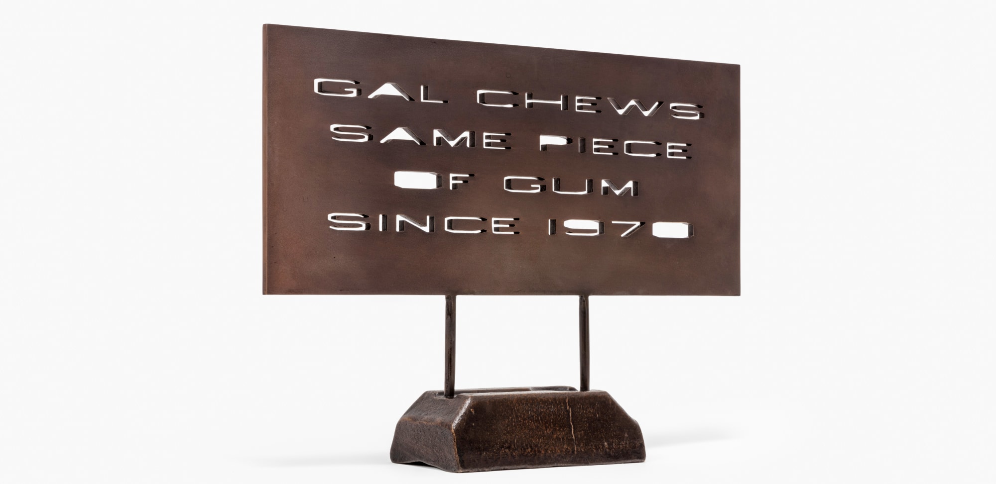 Ed Ruscha, GAL CHEWS GUM