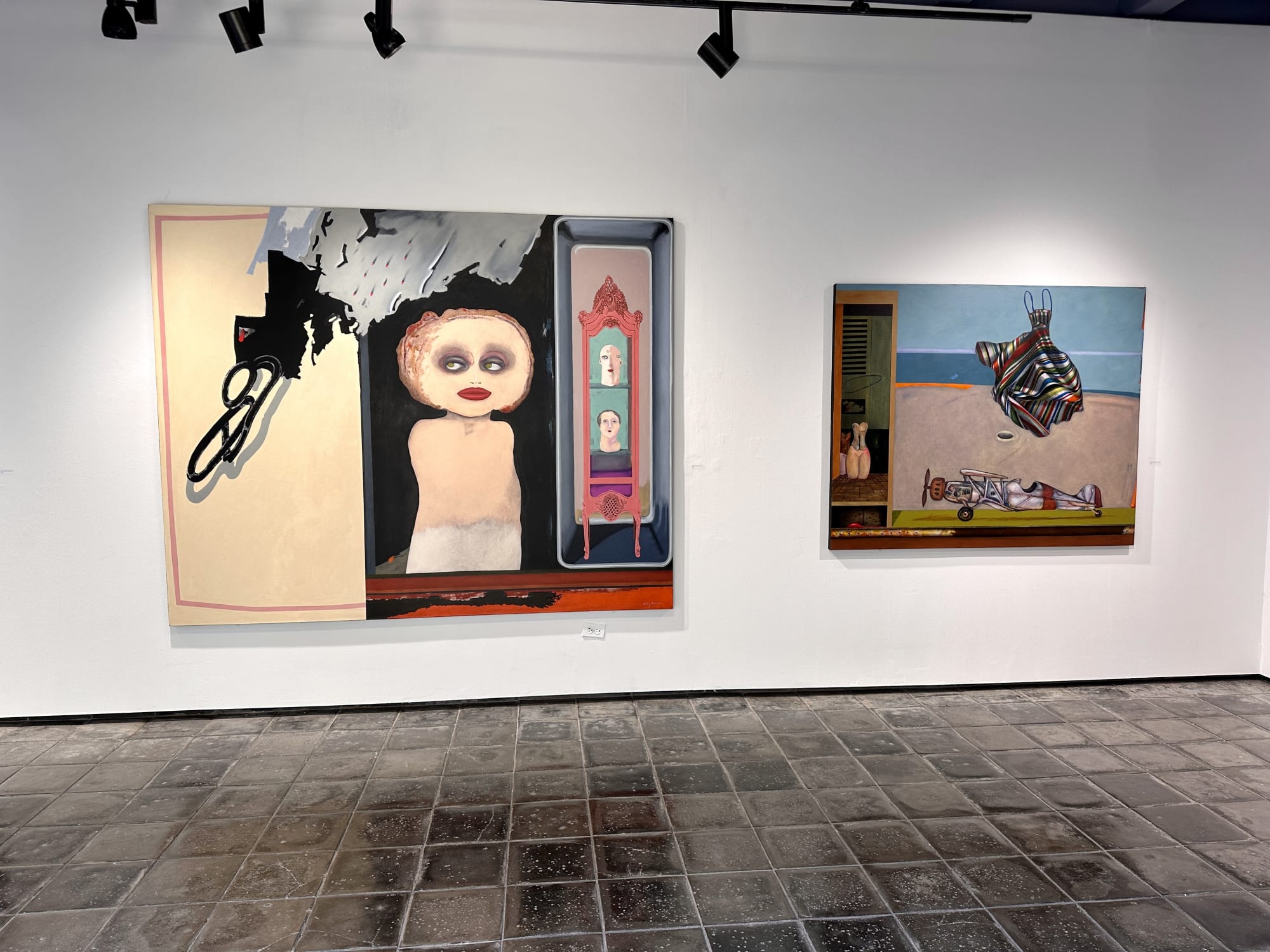 Andrés Rodríguez Santos, Vuelo Raso-Flying Low, Recent Paintings