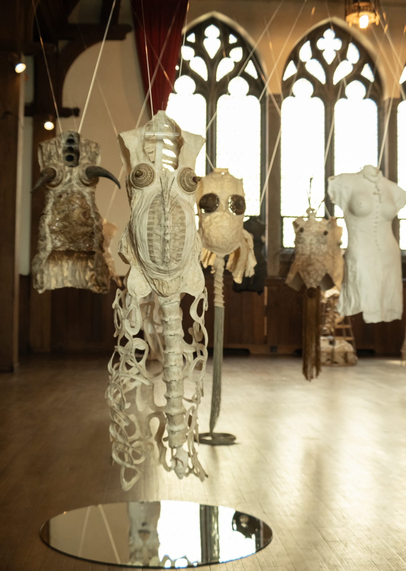 Marta Pérez García, Espacios habitados-Inhabited Spaces, an installation at Emmanuel Episcopal Church
