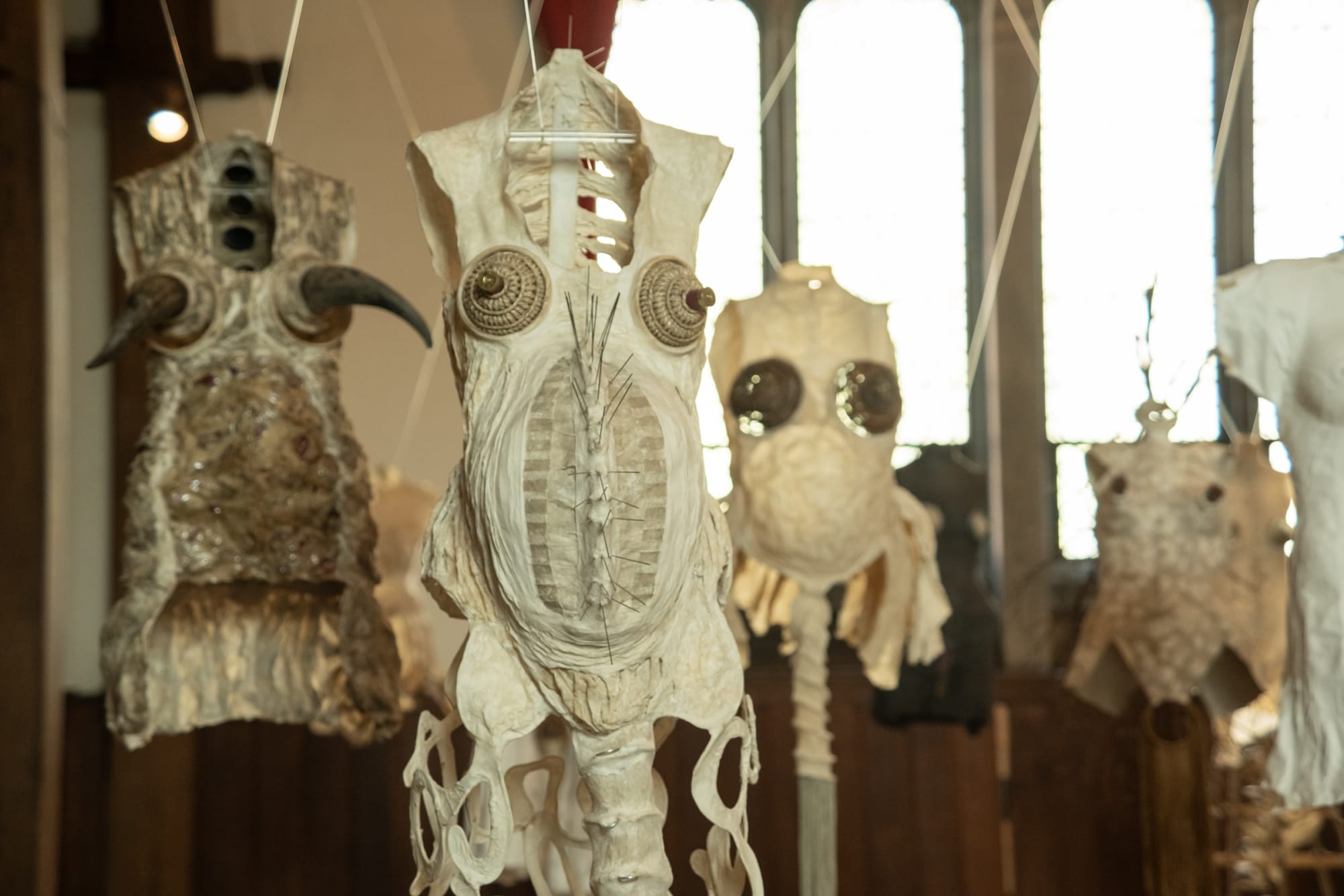 Marta Pérez García, Espacios habitados-Inhabited Spaces, an installation at Emmanuel Episcopal Church