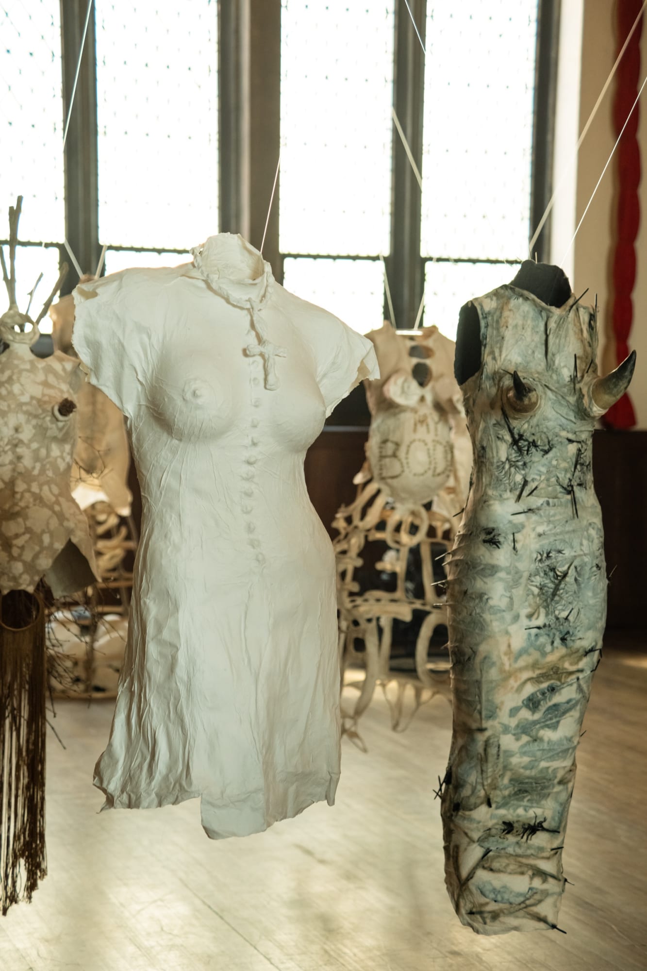 Marta Pérez García, Espacios habitados-Inhabited Spaces, an installation at Emmanuel Episcopal Church