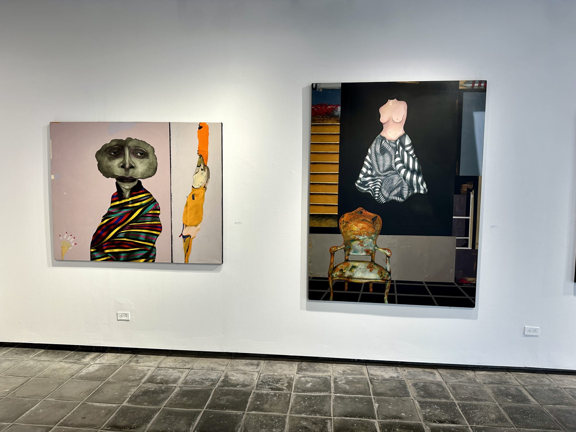 Andrés Rodríguez Santos, Vuelo Raso-Flying Low, Recent Paintings