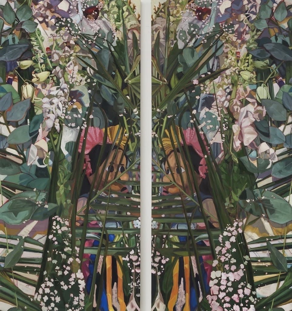 KIARA AILEEN MACHADO BELLEZA OCULTADA (WARM DIPTYCH), 2018