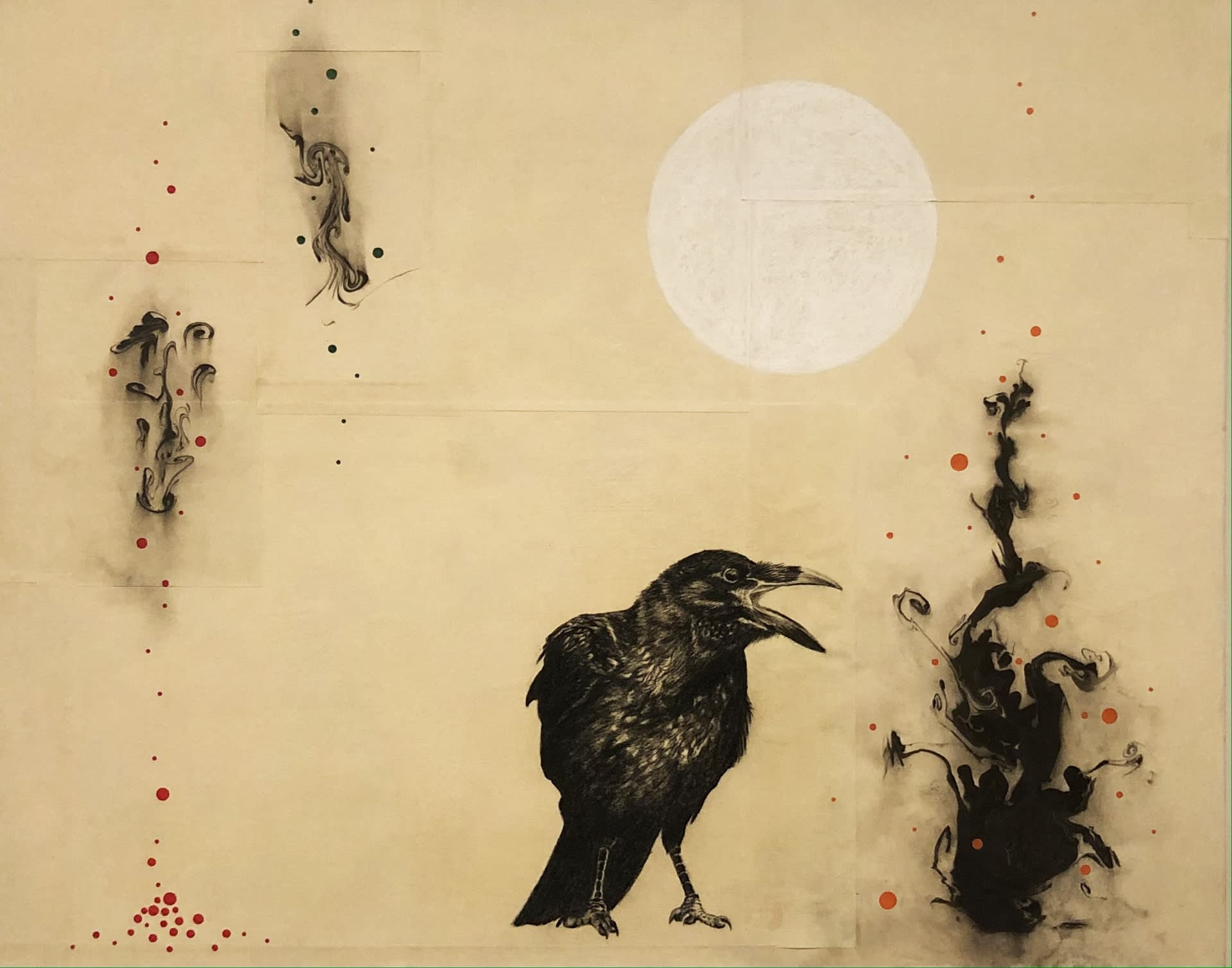 Chiho Harazaki Aperture - crow, 2023