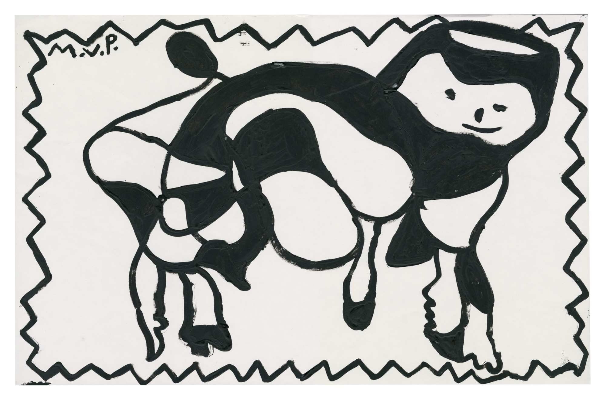 MARLEY VAN PEEBLES Happy Twisted Cow , 2021