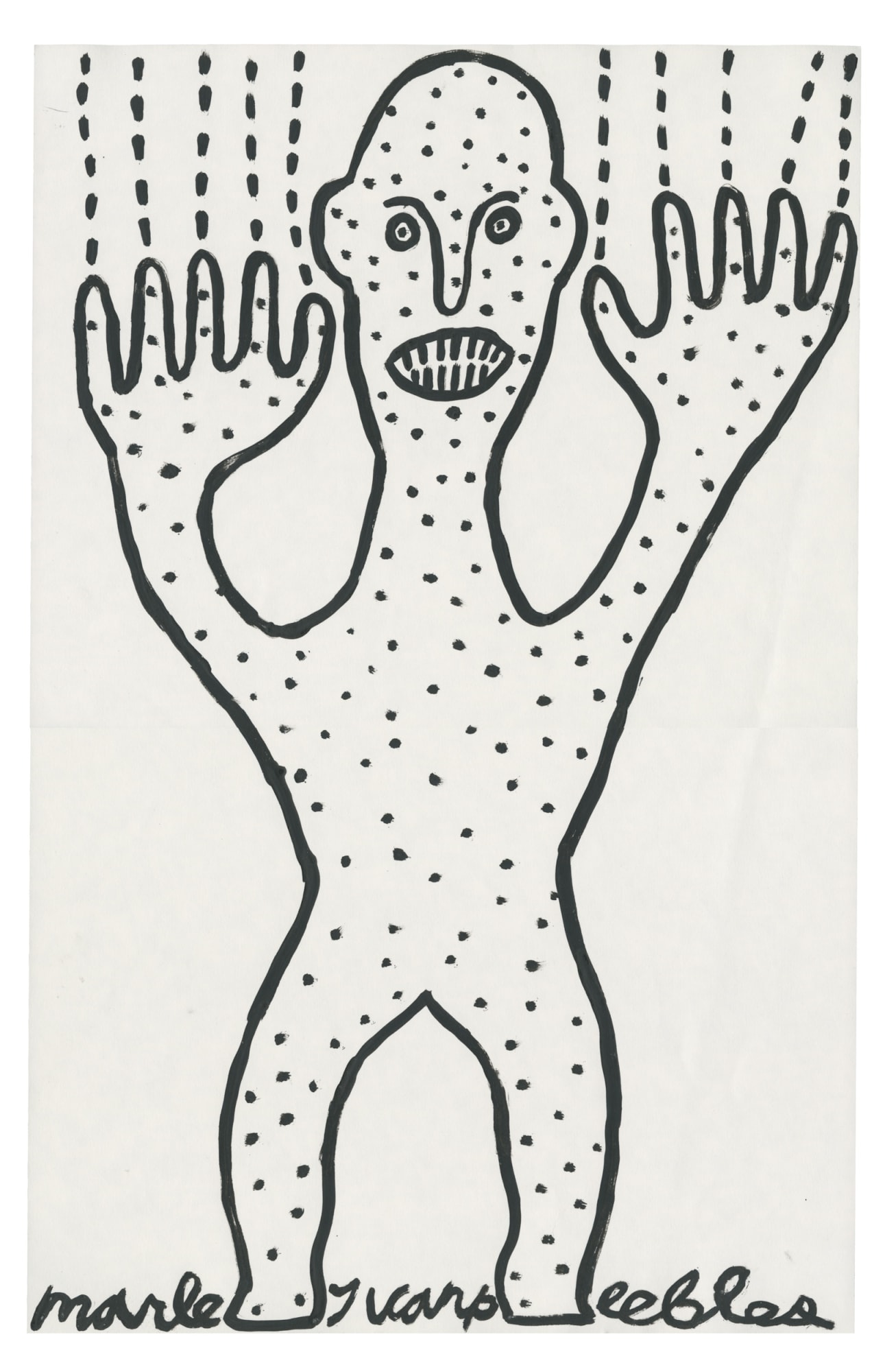 MARLEY VAN PEEBLES Spotted Man, 2021