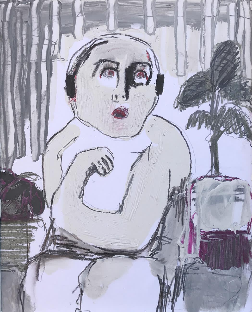 Andrea Patrie, Girl with Her Fucked Up Arm - 2018