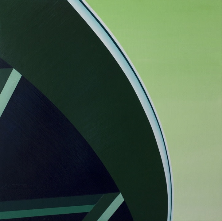 Cherie Benner Davis, Green Curve - 2017