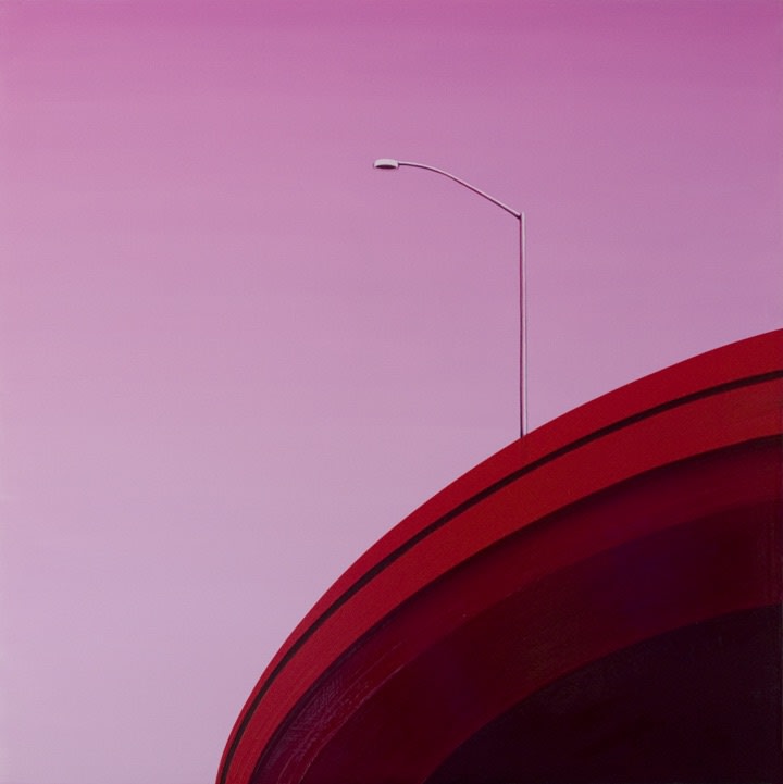 Cherie Benner Davis, Red Curve - 2017