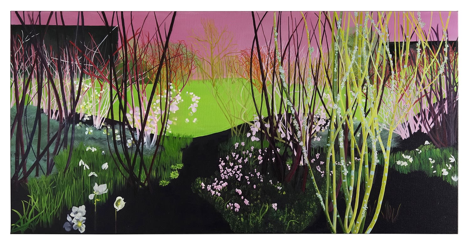 Deena Capparelli Burning oneself back to bare branches, 2020