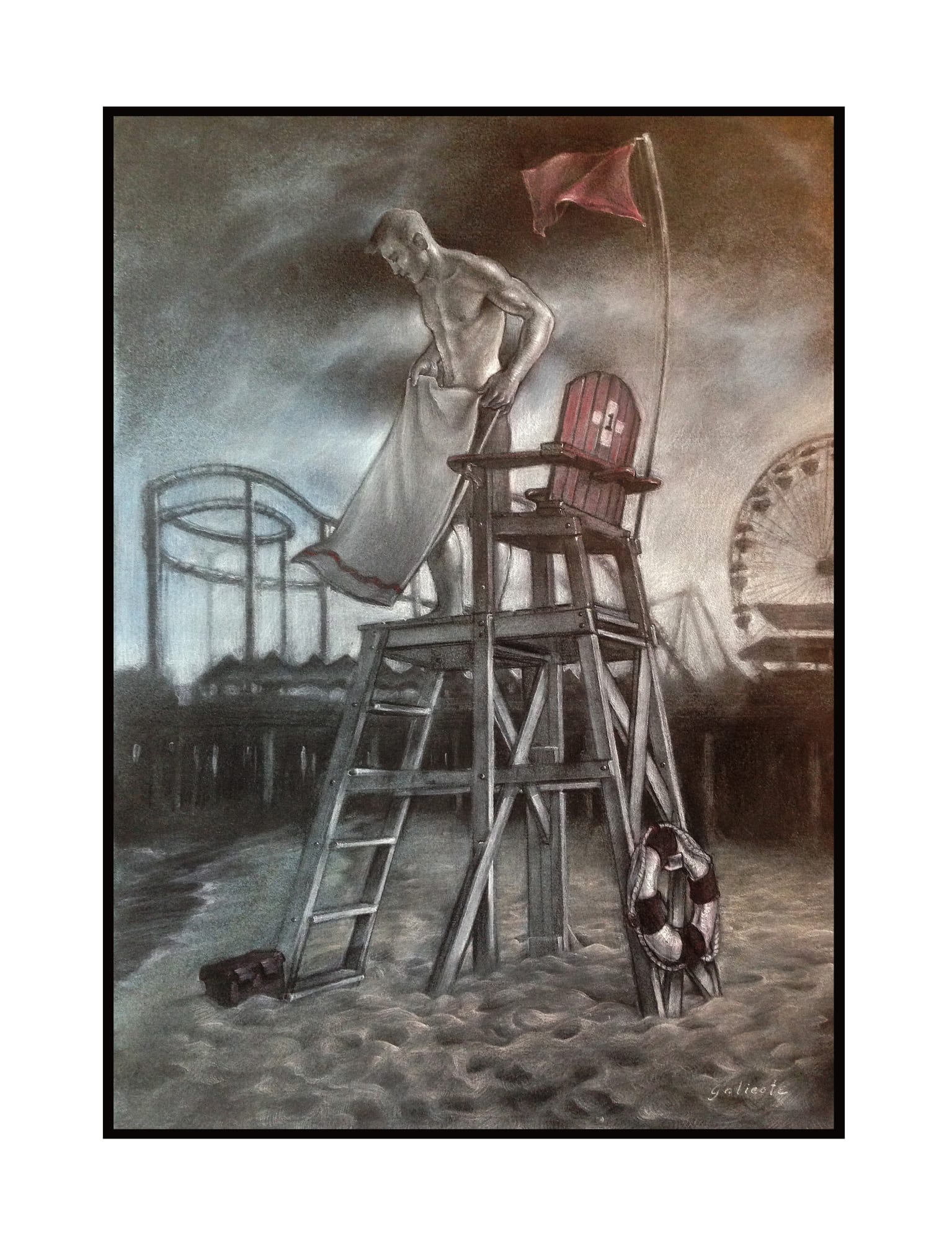 Danny Galieote, Calling It A Day (study) - 2015