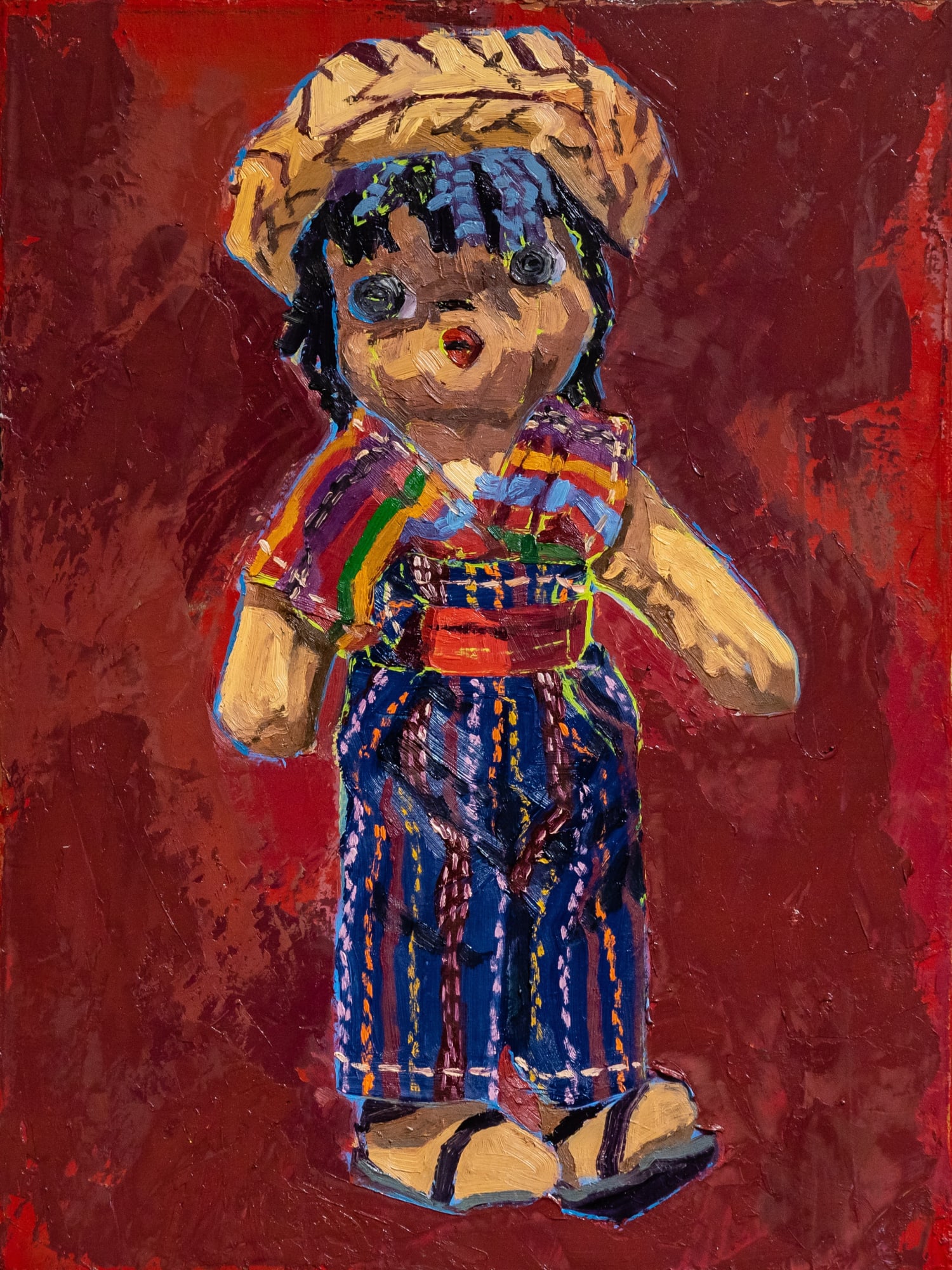 KIARA AILEEN MACHADO MUÑEQUITAS (CADMIUM RED DEEP), 2021