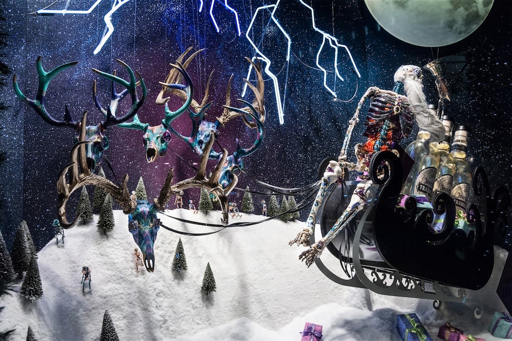 CHRISTMAS WINDOW AT SELFRIDGES 2013 Commissioned by Jose Cuervo