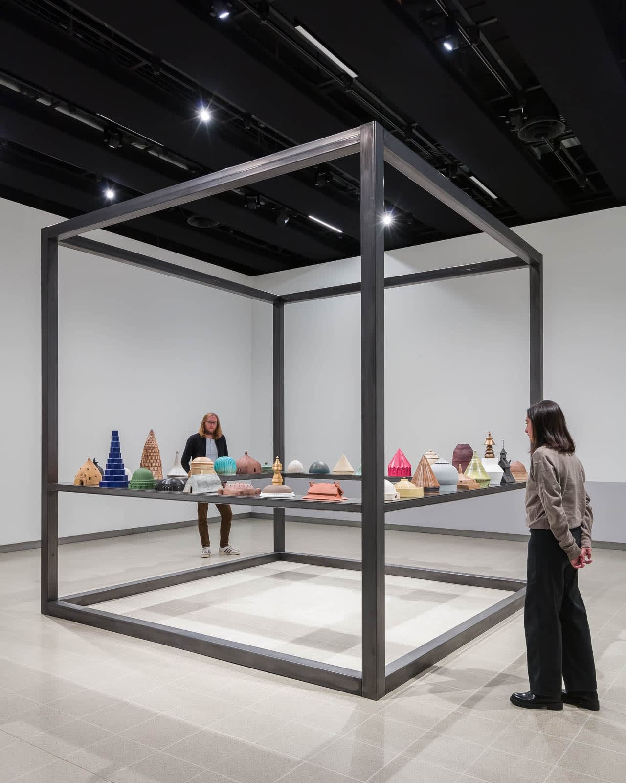 Installation view of Shahpour Pouyan, My Place is the Placeless (2017-2022) as part of Strange Clay: Ceramics in Contemporary Art at the Hayward Gallery (26 October 2022 - 8 January 2023). Photo: Mark Blower. Courtesy the Hayward Gallery, 2022