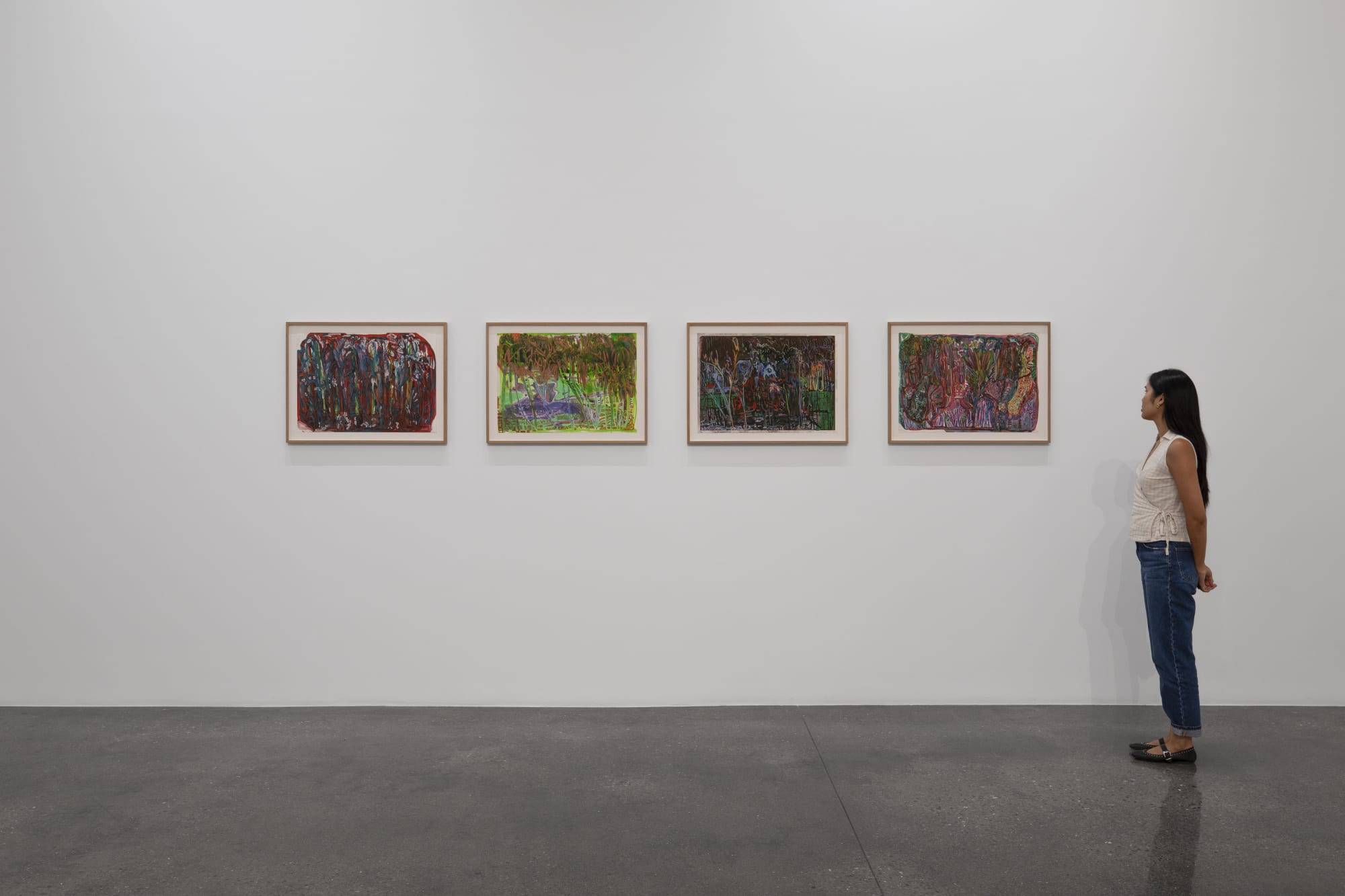 Installation view, Alia Ahmad: 'Aspects [مظاهر]', 18 September to 22 October 2024, Dubai. Photo by Ismail Noor of Seeing Things. Courtesy of the artist and Lawrie Shabibi.