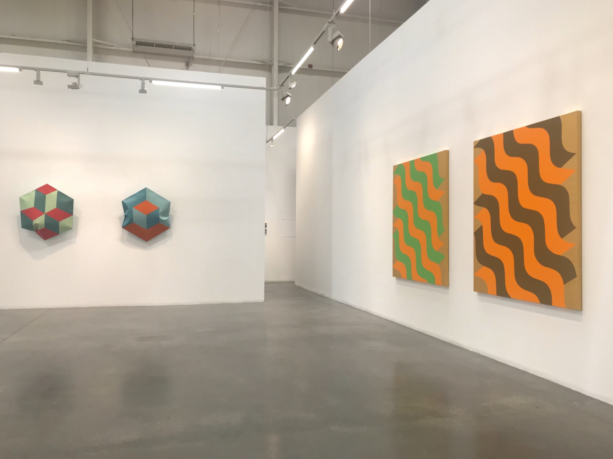 Upsurge: Waves, Colour and Illusion, Installation View, 2020