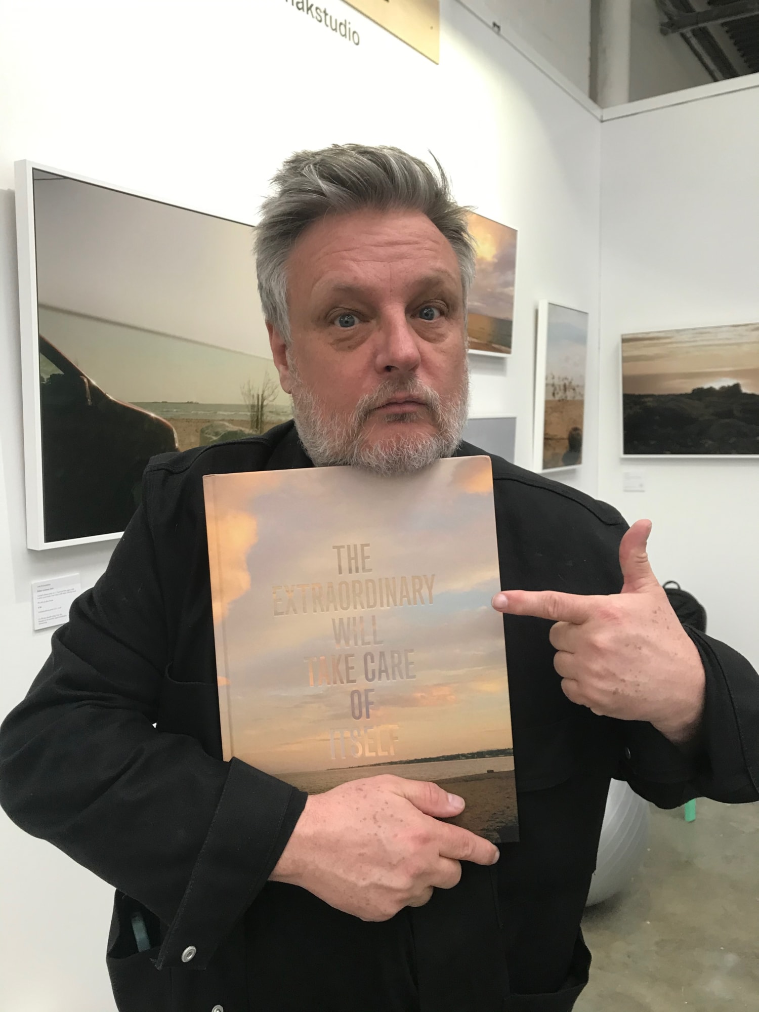 Guest artist, photographer Rankin with my photobook