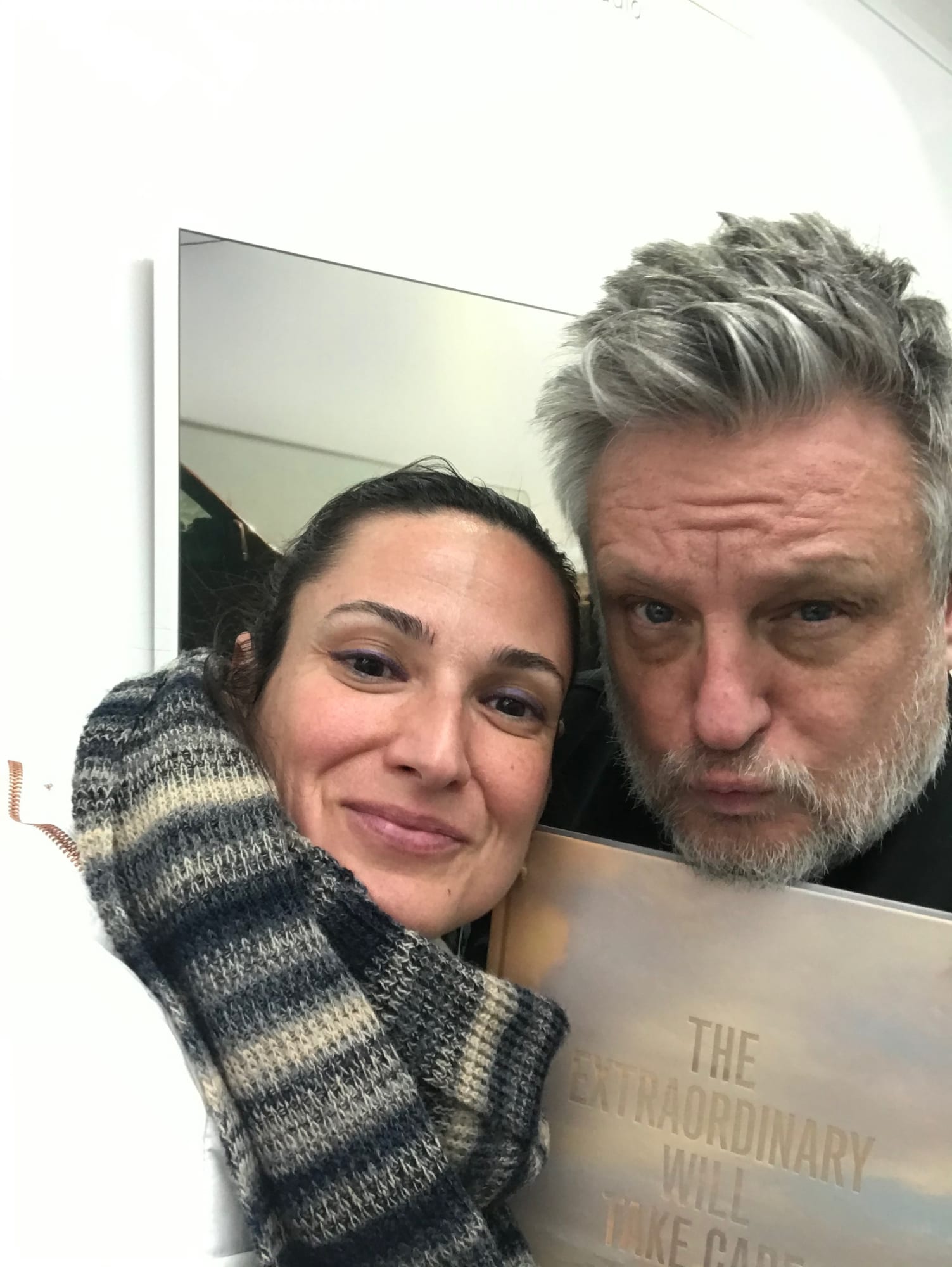 Selfie with photographer Rankin & my photobook