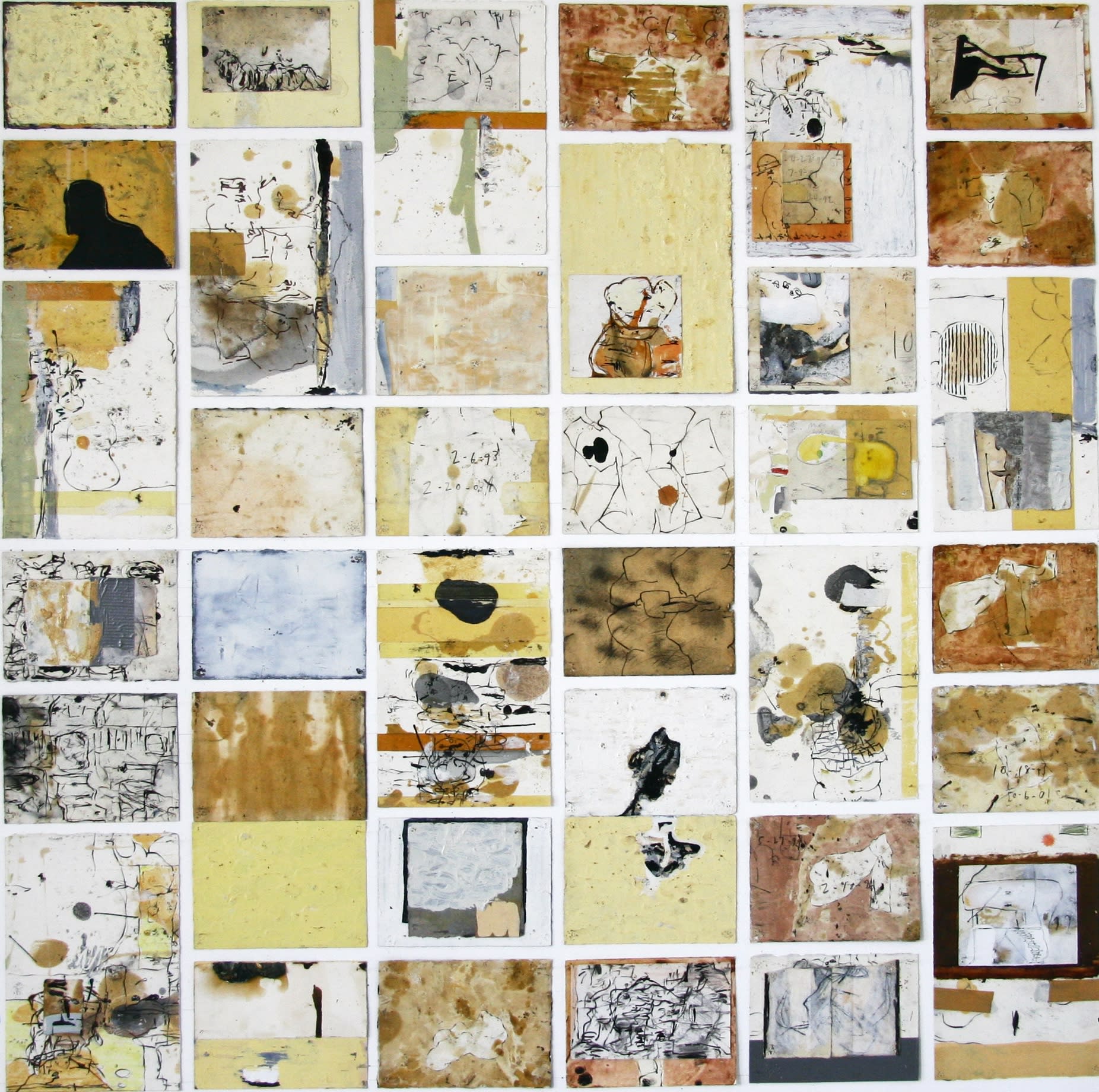 Brad Brown 布拉德·布朗 The Look Stains (4438-4490), 2023