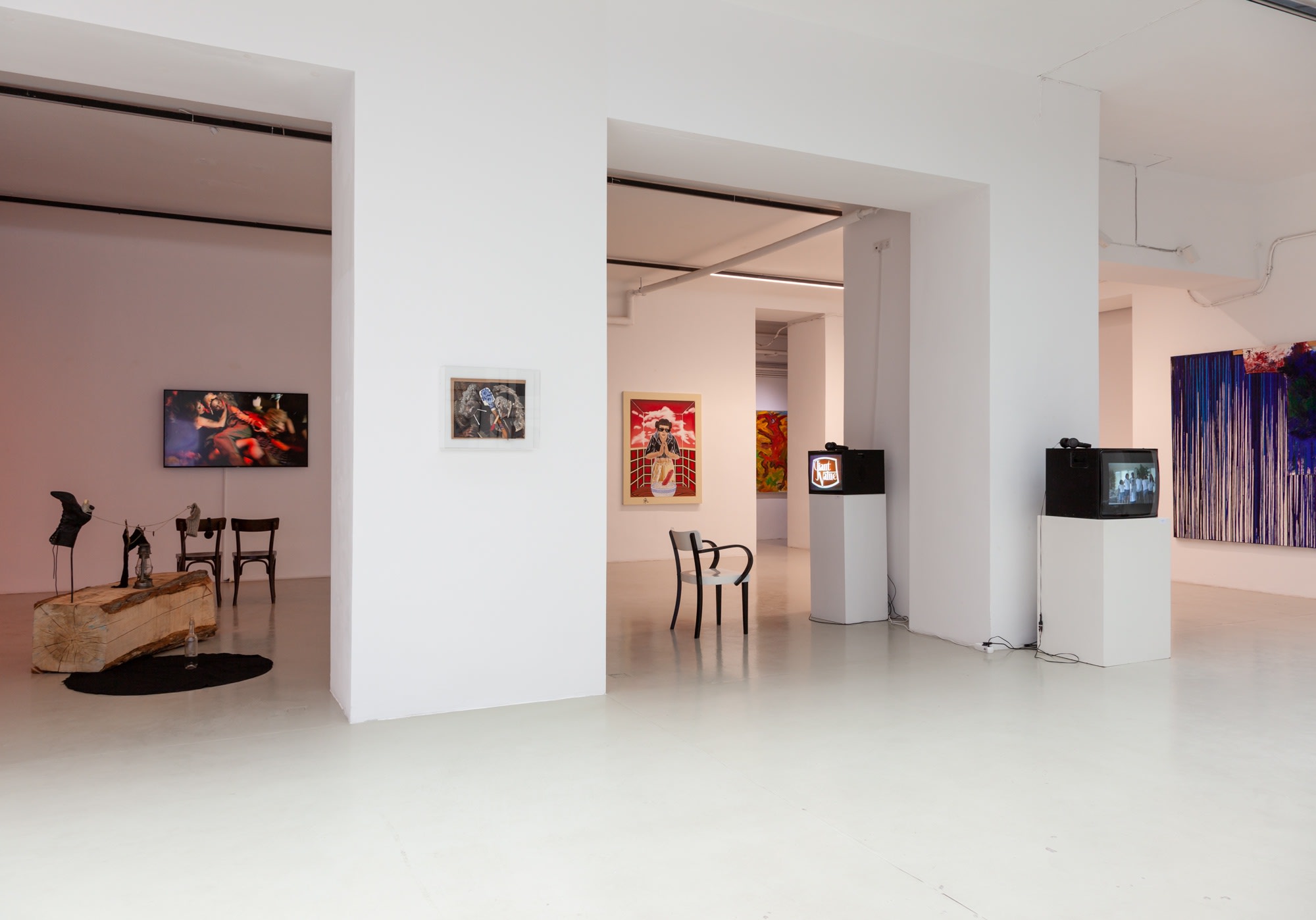 Cursed Images curated by Ed Fornieles, Installation View: Katerina Zbortkova, Omsk Social Club, 2019